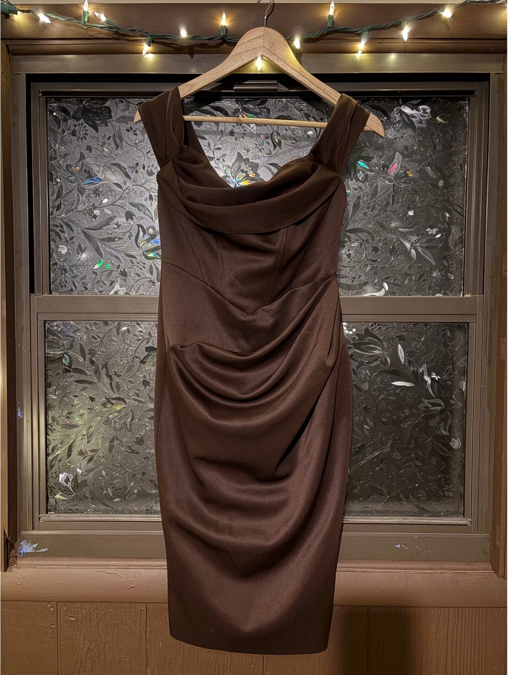 asos Brown Corset Dress